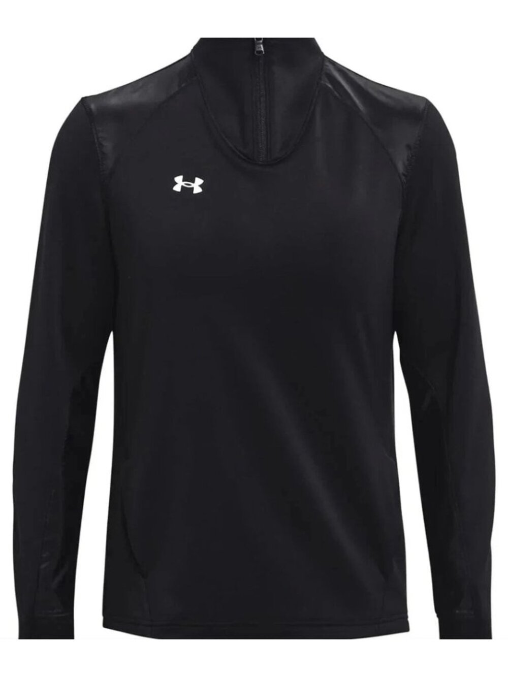 Under Armour Women's UA Command 1/4 Zip Black Pullover Sweater Multiple Sizes